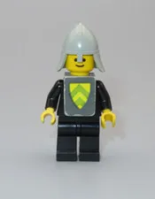 LEGO Castle vintage Knight black sticker vest minifigure 6075 375