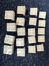 LEGO 99207 White Bracket 1 x 2 - 2 x 2 Inverted 19 Pieces
