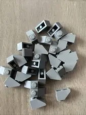 LEGO 3040 Red Slope 45 2 x 1 - 30 Pieces