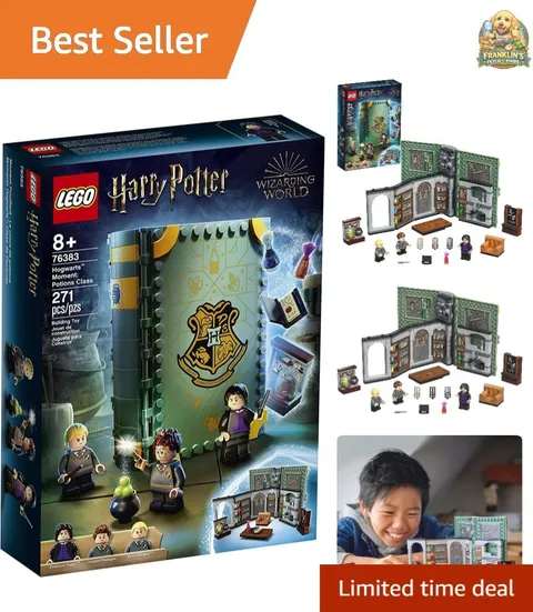 Harry Potter Hogwarts Moment: Potions Class 76383 Brick-Built Playset with Pr...