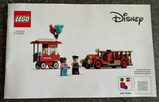 43302 LEGO INSTRUCTION BOOK ONLY Disney Main Street USA Fire Truck Popcorn Cart