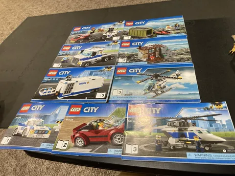 Lego City Police Crooks Island 60131 (1-3) 60138 (1-3) 60138 (1-3) Manuals Only