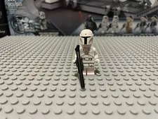 LEGO Star Wars White Boba Fett, No Cracks Some Marker Marks.