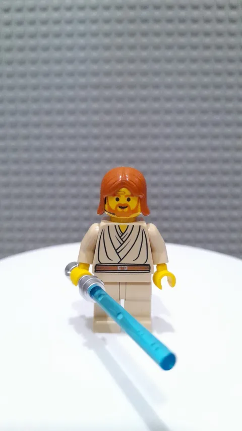Lego Star Wars Obi-Wan Kenobi (Young with Dark Orange Hair and Headset) #sw0055