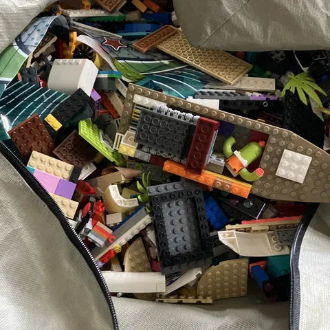 LEGO Bulk Mixed Parts Lot Multicolor Bricks Plates Pieces in Bag