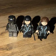 LEGO TRON: Legacy Minifigures Lot of 3 Rinzler Sam Flynn Quorra Glow