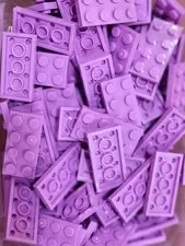 Lego 3020 Medium Lavender Qty 208 NEW Plate 2 x 4