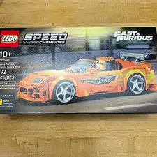 LEGO Speed Champions Fast & Furious Toyota Supra MK4 77260 392pc Build Together