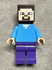 LEGO Minecraft Steve Minifigure MIN009 Dark Purple Legs Sets 21113 21114