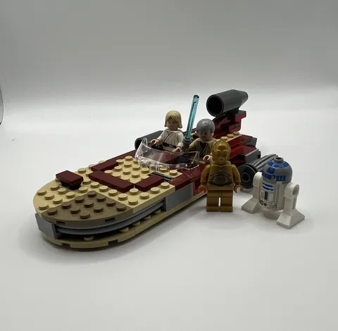 LEGO Star Wars 8092 Luke’s Landspeeder 163 pcs Minifigs Instructions No Box