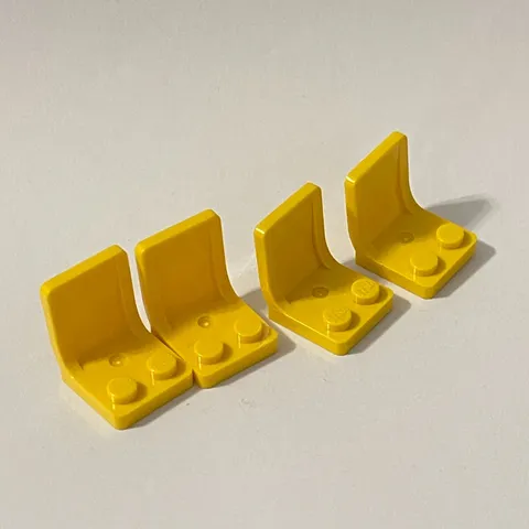 Lego 4079 Yellow Replacement Add-on Pieces Parts Lot of 4