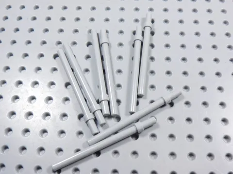 LEGO Lot of 8 Light Bluish Gray 6L Staffs Weapon Minifig BJ