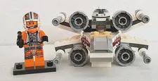 LEGO Star Wars 75032 X-Wing Fighter Microfighter Series 1! Pre-Owned STIFF LEGS!