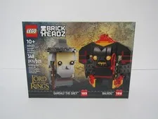 LEGO BRICKHEADZ 40631 THE LORD OF THE RINGS GANDALF THE GREY & BALROG NEW IN BOX