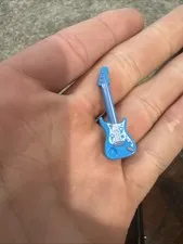 LEGO Light Blue Friends Minifigure Electric Guitar Accessory