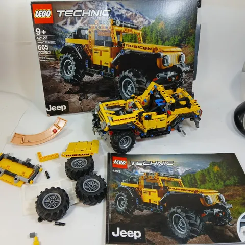 LEGO Technic Jeep Wrangler 42122 Set with Instruction Manual & Box INCOMPLETE