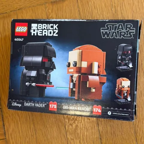 Lego Star Wars bricks heads, Obi-Wan Kenobi Darth Vader
