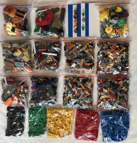 Lego Lot Huge Assorted Parts Wheels Bricks Plates And More