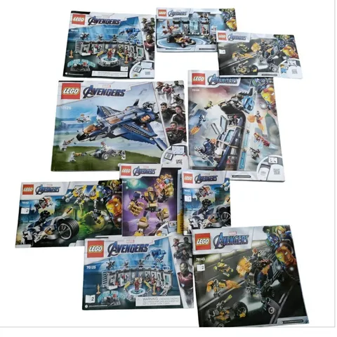 LEGO Avengers Instructions Manual Lot Of 10 Variety Books Good