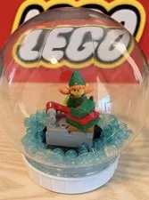 Lego Holiday Snowglobe With Elf Minifigure And Accessories 