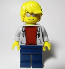 Lego City Sports Car Driver Minifigure As Pictured