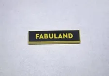 Lego 1x4 Black & Yellow Sign Tile Fabuland City New Printed 241