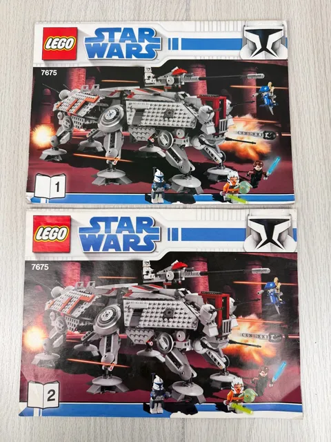 LEGO Instruction Manual ONLY Star Wars from set 7675 AT-TE Walker