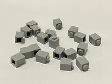 Lego 3005 30071 Light Blue Gray Replacement Add-on Pieces Parts Lot of 20