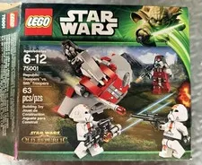 LEGO Star Wars The Old Republic 75001 Republic vs Sith Troopers 63pc with Box