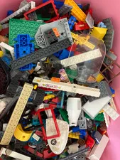 9.5 lbs of Genuine Bulk LEGO Bricks Blocks Parts Pieces