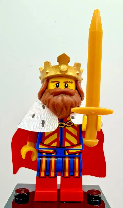 LEGO 71008 CMF Series 13 Classic King Minifigure col13-1 Complete New Castle