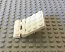 LEGO Part 44570 3x4  White  Locking  Hinge Plate Complete Assembly