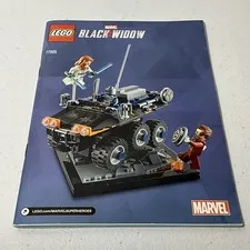 LEGO 77905 Black Widow Taskmaster's Ambush Instruction Manual Booklet Guide ONLY
