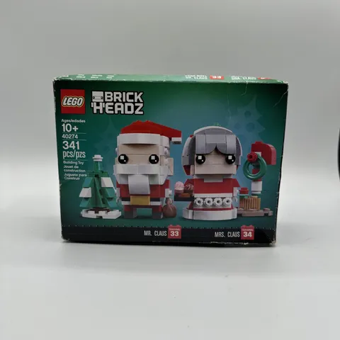 LEGO BrickHeadz Mr. & Mrs. Claus Building Set
