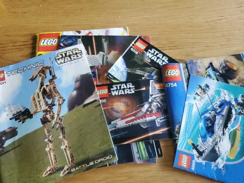Lego Technic 8001 Star Wars Battle Droid, Instruction Manual And Others Manuals