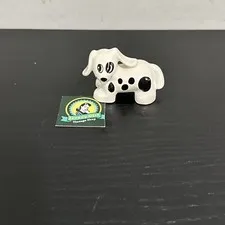 [ Vintage ] Lego Duplo Dog Minifig Dalmation Fire Puppy Pet Animal Black & White