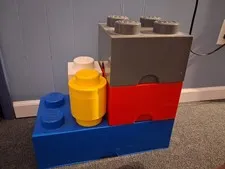 Lego brand Multi-pack storage boxes set of 5
