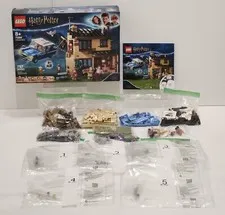 Lego Harry Potter Set #75968-4 Privet Drive Complete W/ Box Manual Original Bags