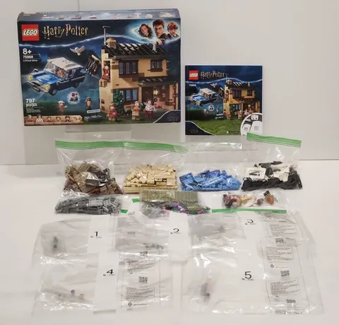 Lego Harry Potter Set #75968-4 Privet Drive Complete W/ Box Manual Original Bags