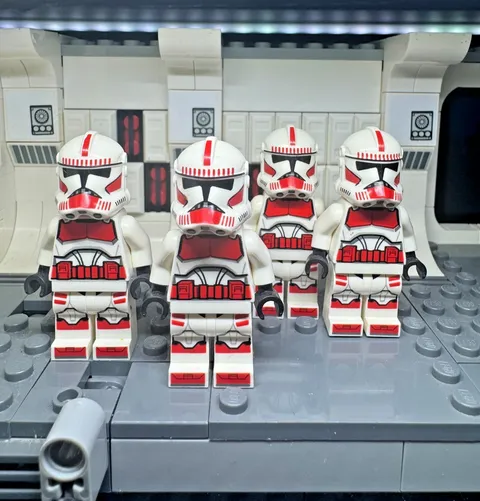LEGO Star Wars Clone Shock Trooper Minifigure 75354 Lot of 4