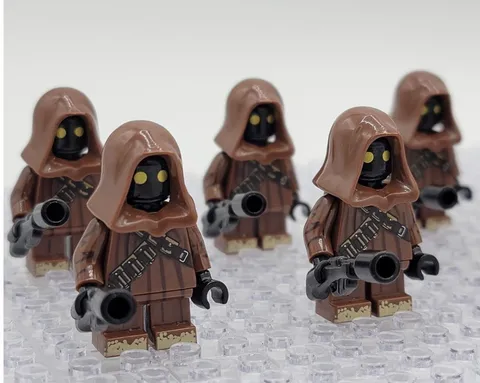 X1 Custom Star Wars Jawa Minifigures Bandolier Blaster Lot LEGO COMPATIBLE