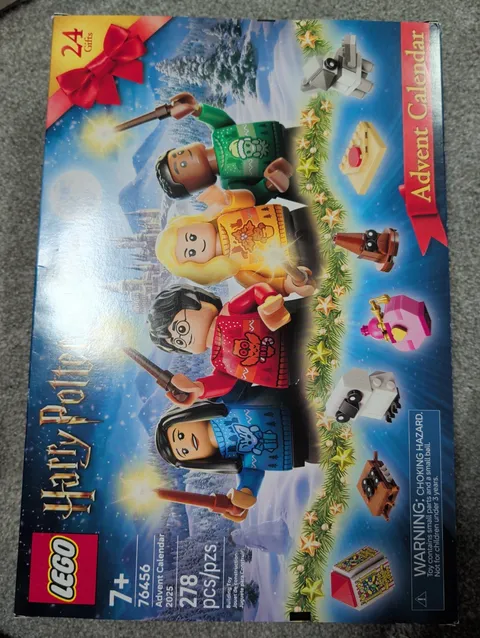 LEGO 76456 Harry Potter Advent Calendar 2025 Kids Toy - Holiday Countdown