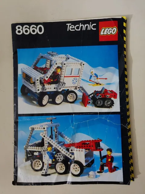 Vintage Lego Technic 8660 Instructions Manual 1986