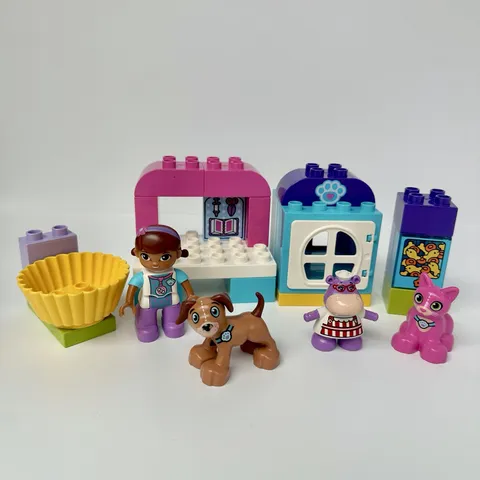 LEGO DUPLO Disney Doc McStuffins Pet Vet Care 10828 Hallie Hippo Rudy Set