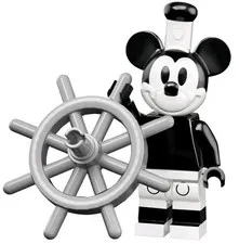 LEGO Mickey Mouse Disney Series 2 Minifigure CMF 71024 Steamboat Willie New Open