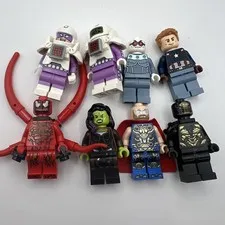 LEGO Marvel And DC Superhero Minifigure Lot Mr Freeze Carnage Gamora Thor NEW