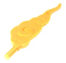 Lego New Pearl Gold CLOUD WIND WAVE Rounded Swirls Bar End Part 68547 PG1