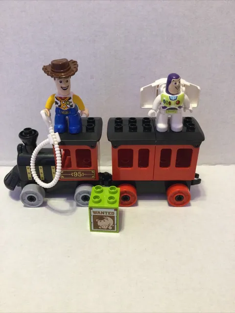 LEGO Duplo Toy Story 10894 Incomplete Disney Woody Buzz Lightyear Figures Train