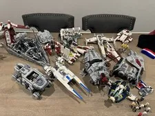 LEGO Star Wars Bulk Lot Assorted Ships/Vehicles Minifigures Mixed Parts