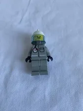 LEGO Firefighter Minifigure Helmet with Visor Air Tank Breathing Apparatus READ